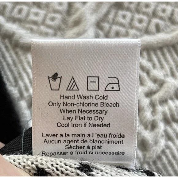 Icelandic Design Wool Blend Full Zip Sweater Pockets #53892 Ladies XL - Picture 7 of 12